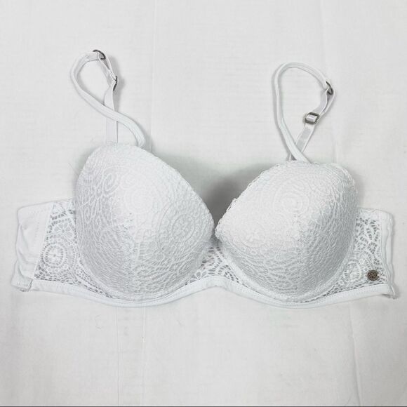 Lucky Brand White Lace Lightly Padded Bra - Picture 1 of 6